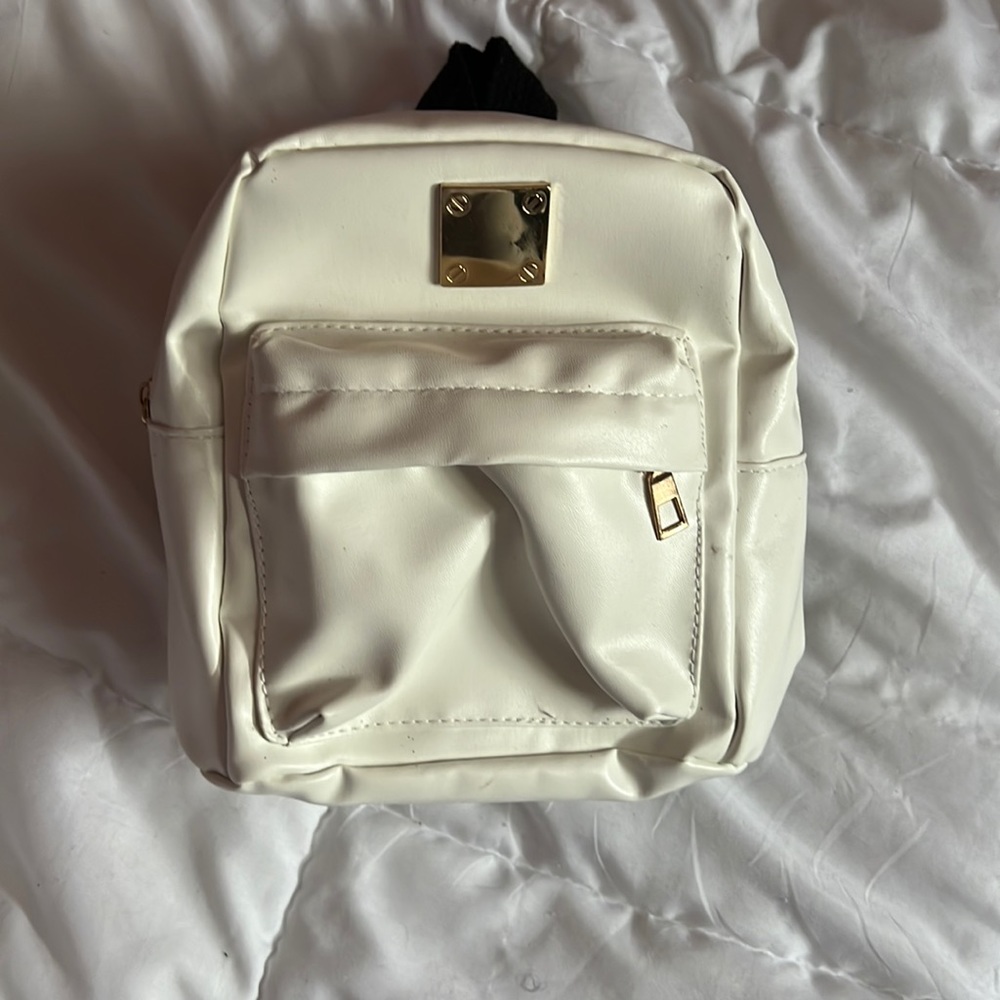 White mini Backpack